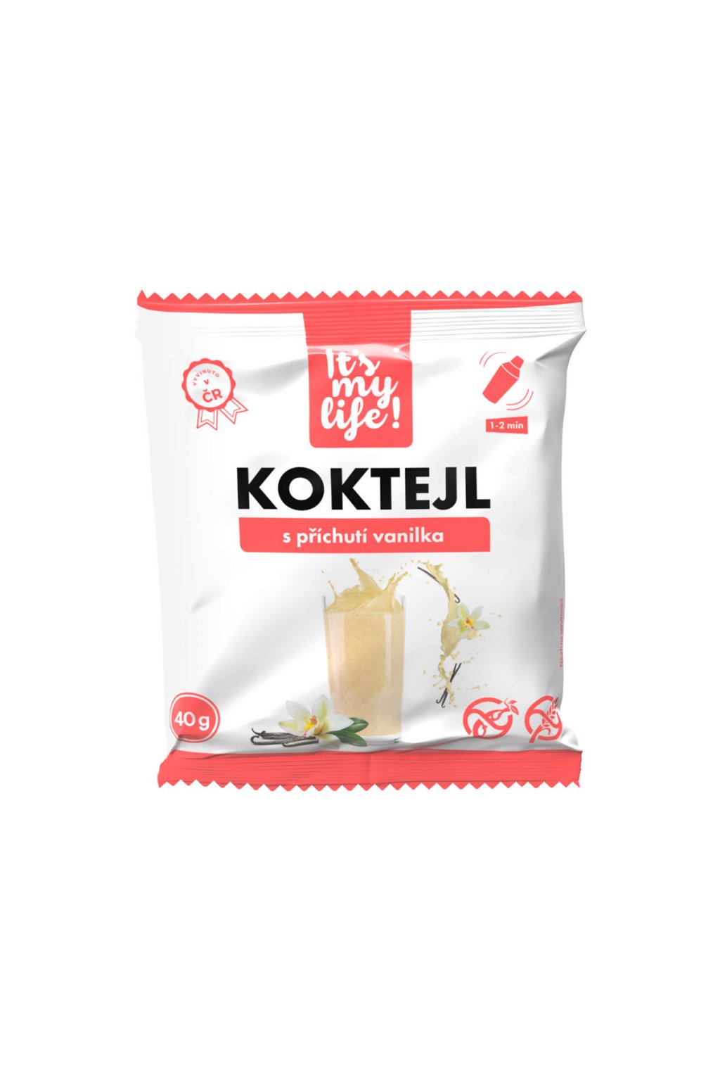 Proteinový Keto Koktejl s příchutí Vanilka 40 g