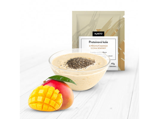 Proteinová Keto Kaše Mango s Chia semínky 5x40g